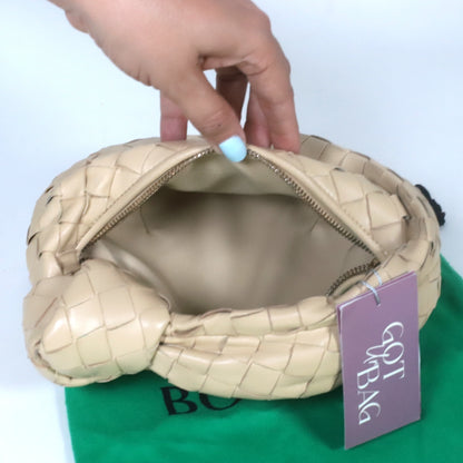 Intrecciato Nappa Mini Jodie Porridge