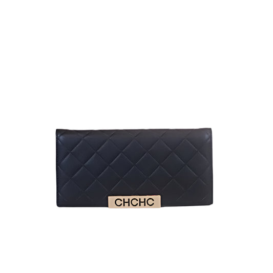 Wallet negro bifold initials