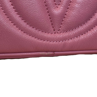 Cadillac Pink crossbody leather bag