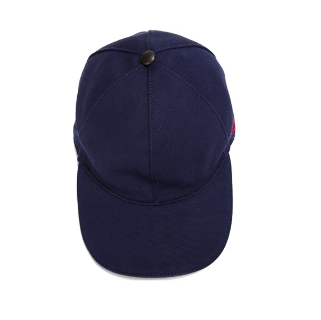 Gucci Canvas Interlocking GG Baseball Cap 387554 4H010 Navy blue Cloth 59cm