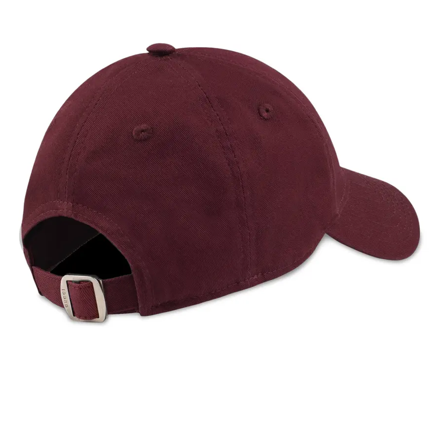 Gucci NY Yankees Patch Baseball Cap 'Burgundy' 57-61 CM