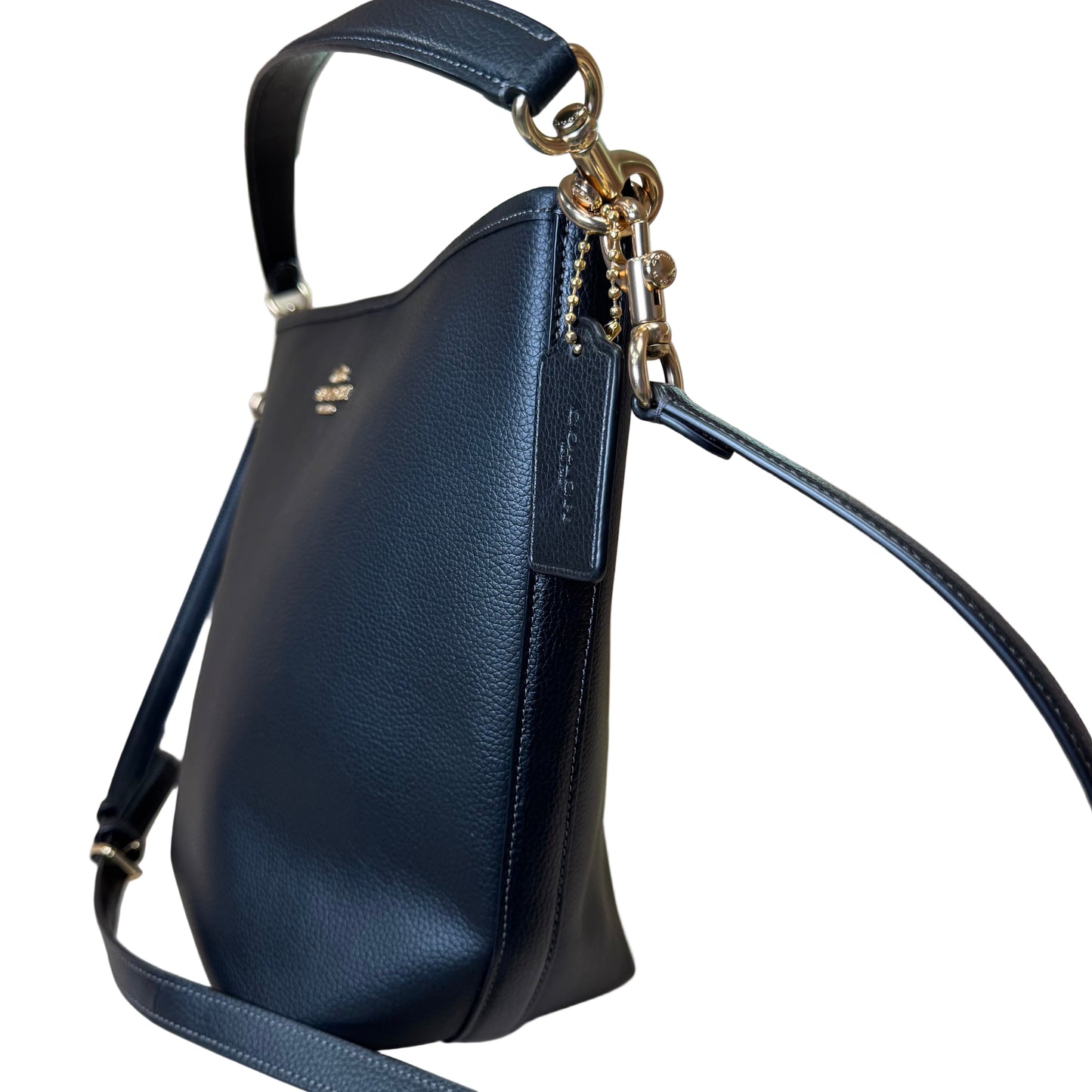 City bucket bag large black