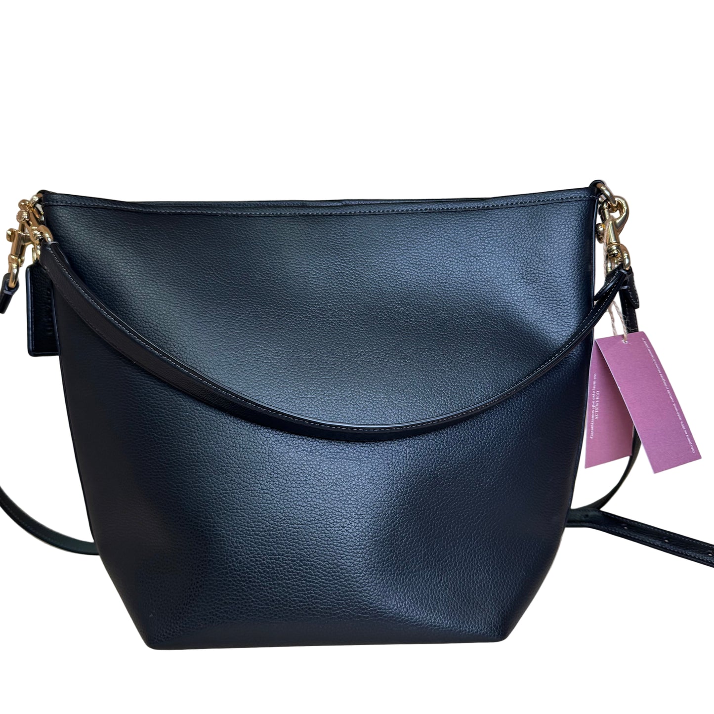 City bucket bag large black