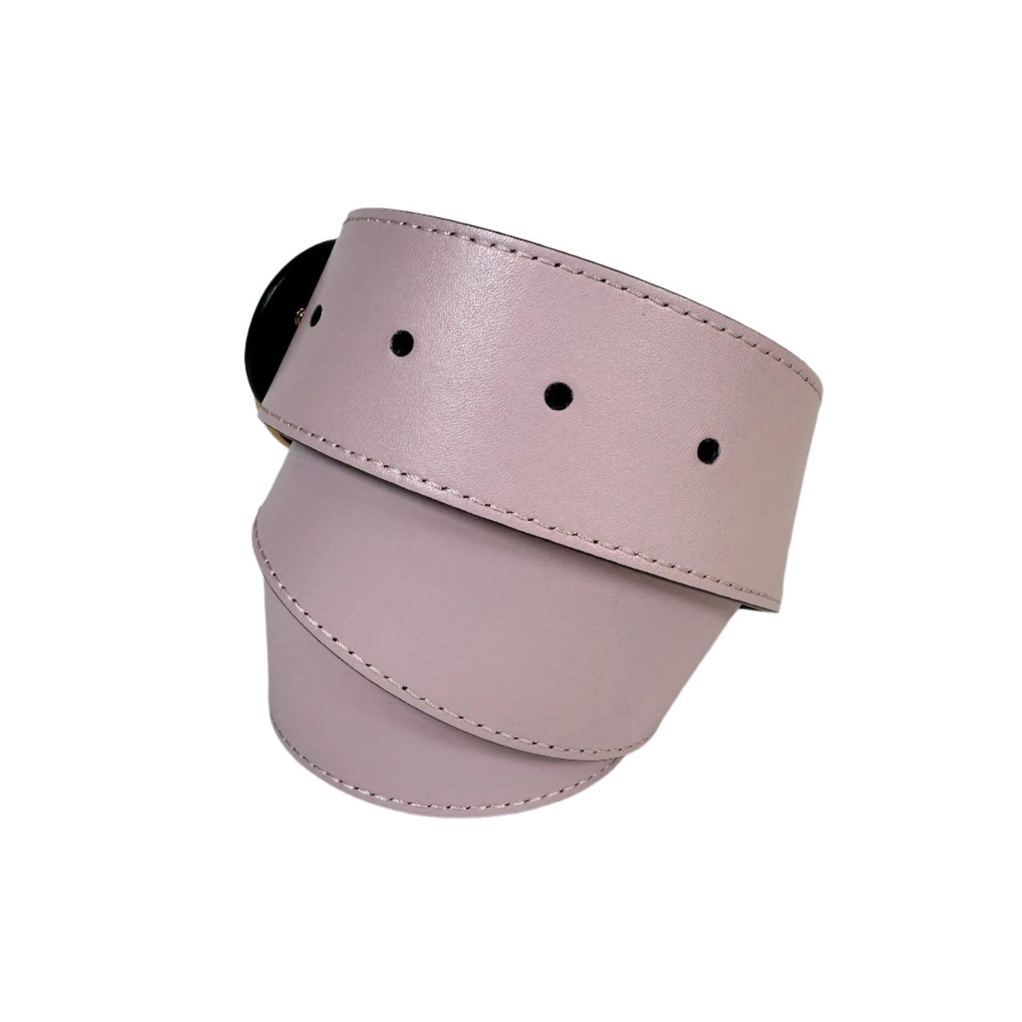 Cinturón reversible negro y rosado Talla 75