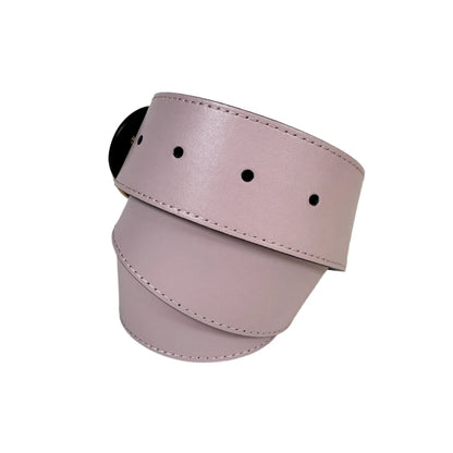 Cinturón reversible negro y rosado Talla 75