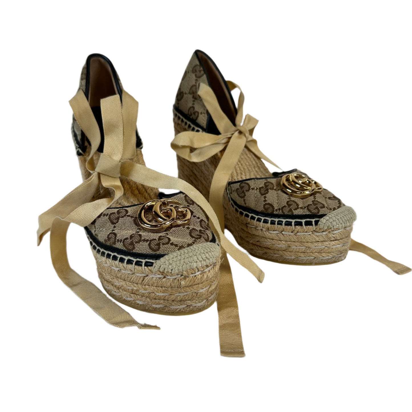 GG marmont wedge espadrilles Talla 37