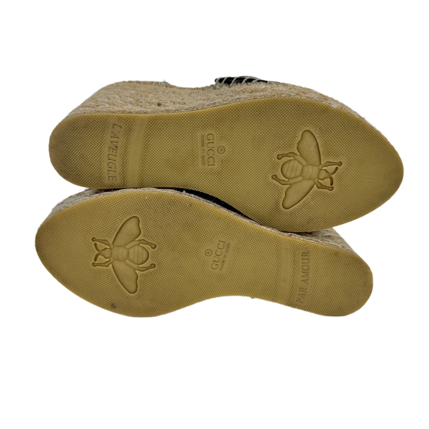 GG marmont wedge espadrilles Talla 37