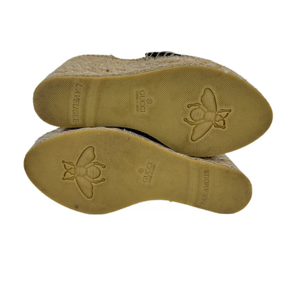 GG marmont wedge espadrilles Talla 37