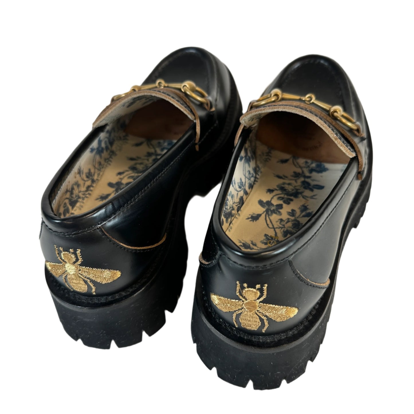 Chunky leather loafers black Talla 37