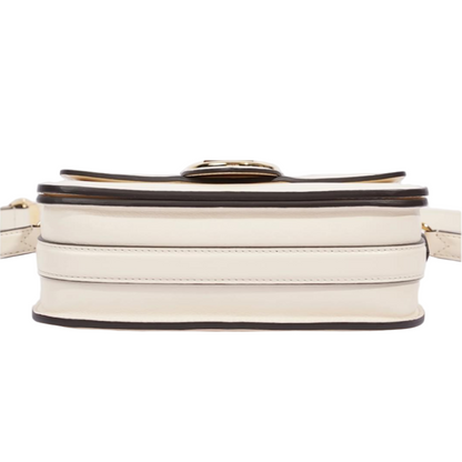Pont 9 MM crossbody bag white leather