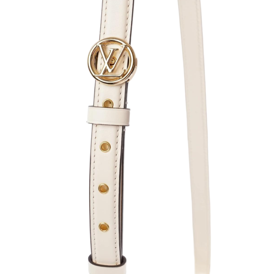 Pont 9 MM crossbody bag white leather