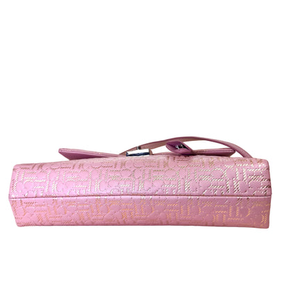 Camelot pink leather & rose gold canvas