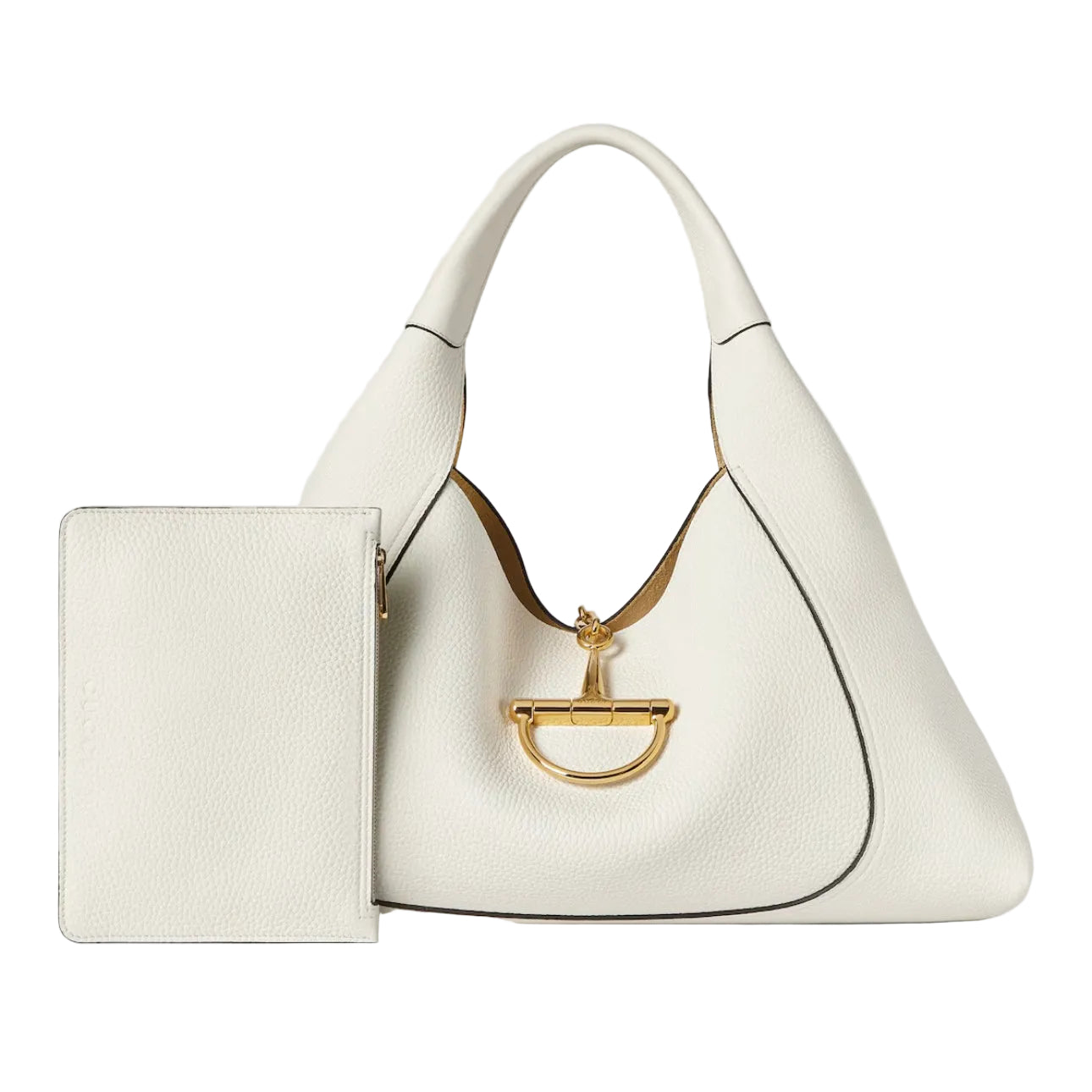 Maxi shoulder bag Hobo white