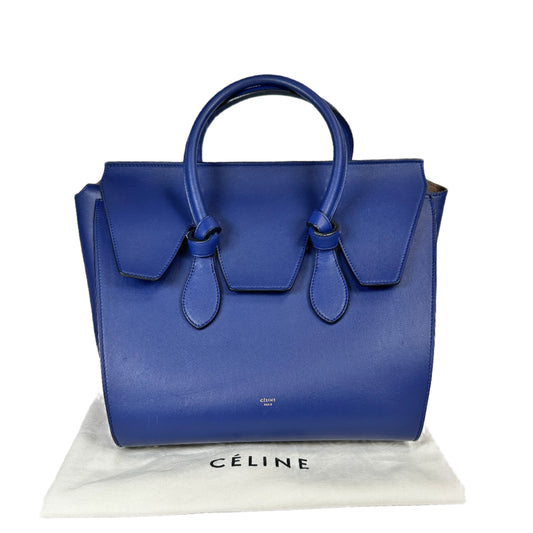 Medium Tie Knot tote blue
