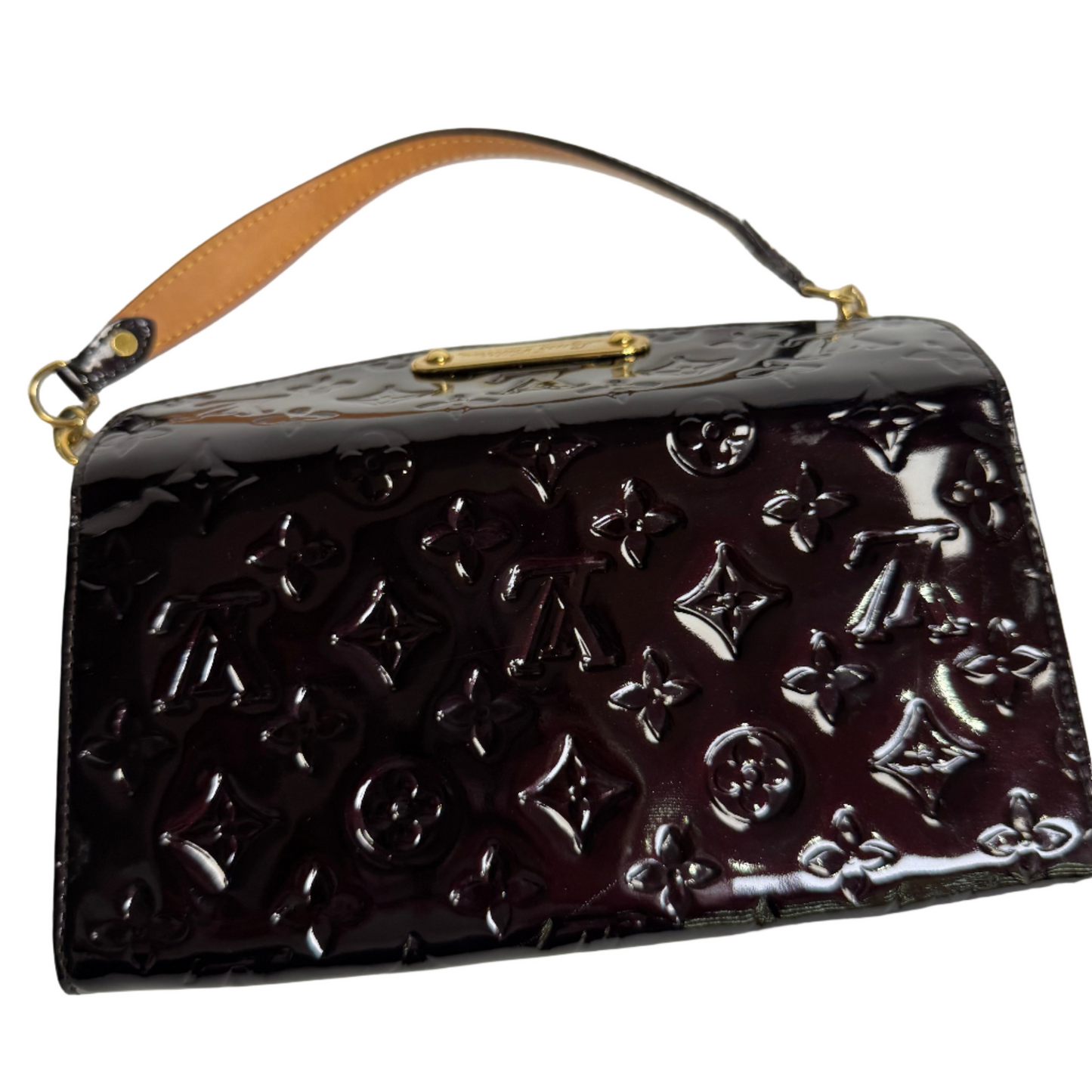 Sunset Boulevard Vernis clutch with shoulder strap