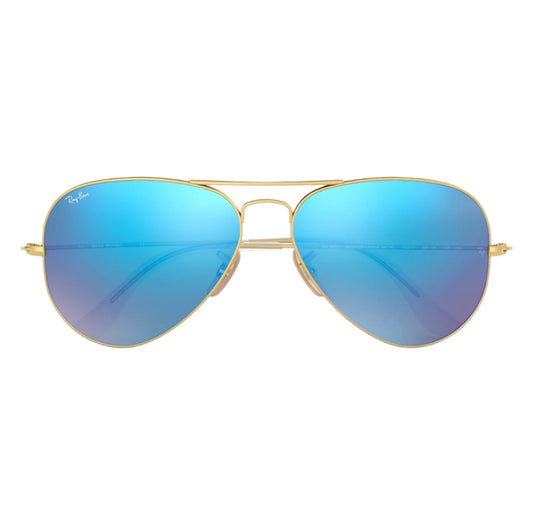 Aviator 212 58 14 gold & blue