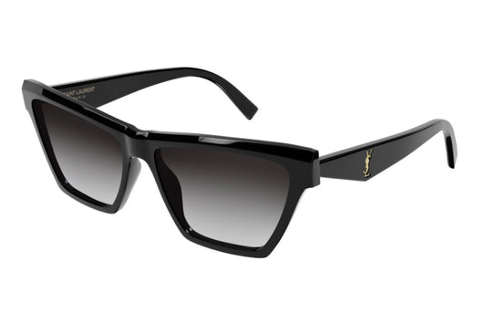 Cat-eye sunglasses in black