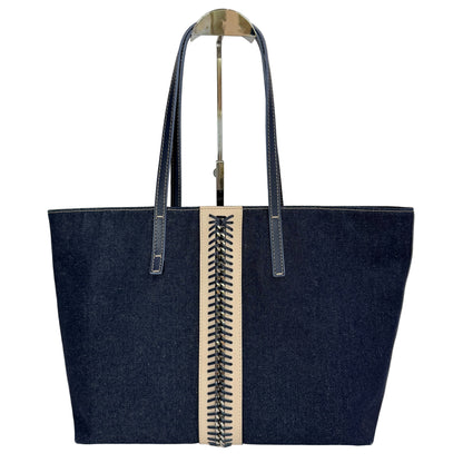 Denim Large Tote shoulder