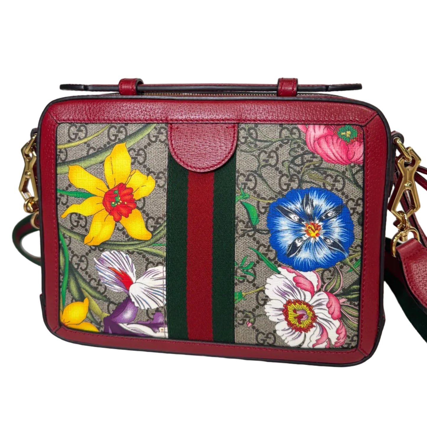 Ophidia GG Flora 2-way bag Limited Edition