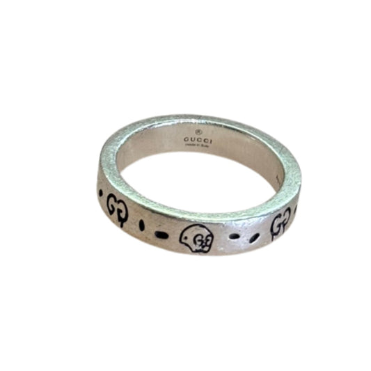 Ghost sterling silver ring Talla 6 3/4