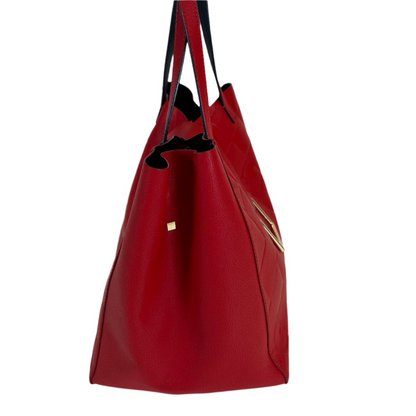 Matryoshka Hobo Red Leather