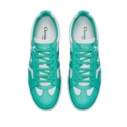 Star sneakers teal 39