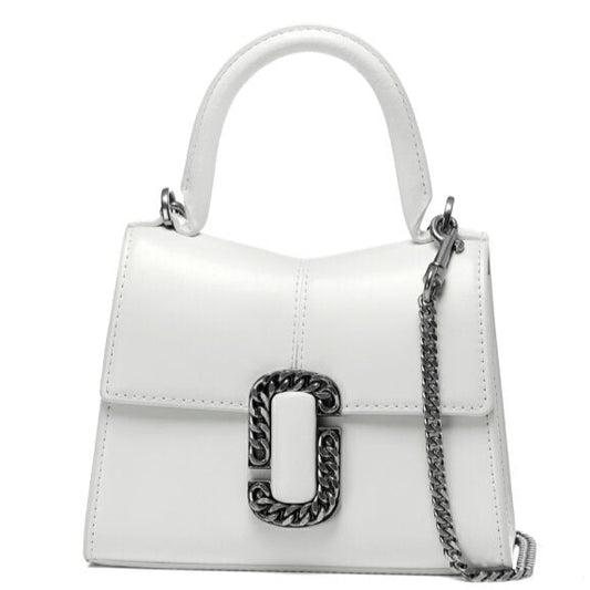 The St Marc Mini Top Handle Satchel White Crossbody Bag