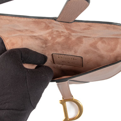 Saddle Belt Bag Leather dusty pink