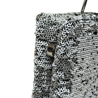 2013 Sequin Black and White Clutch