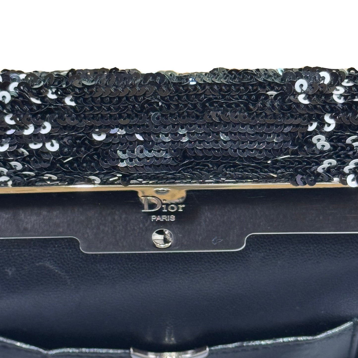 2013 Sequin Black and White Clutch