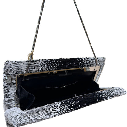 2013 Sequin Black and White Clutch