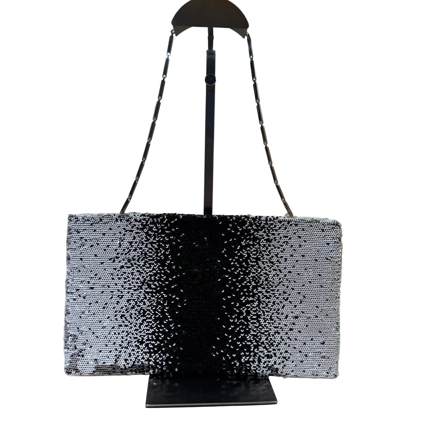 2013 Sequin Black and White Clutch