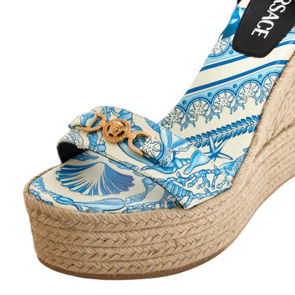 95' espadrilles medusa blue print shells