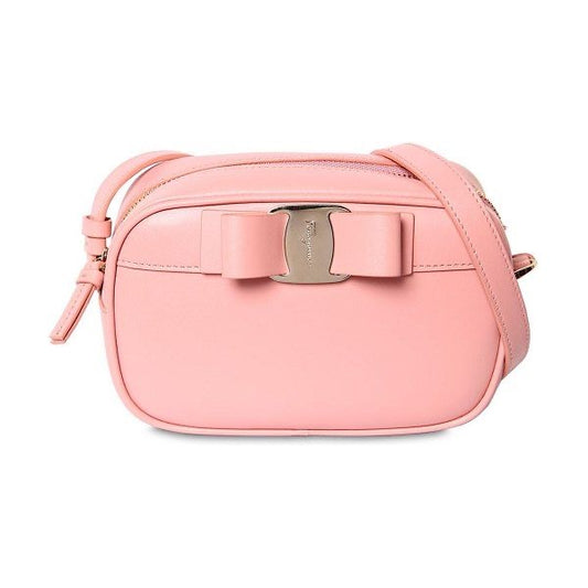 Leather Crossbody bow bag