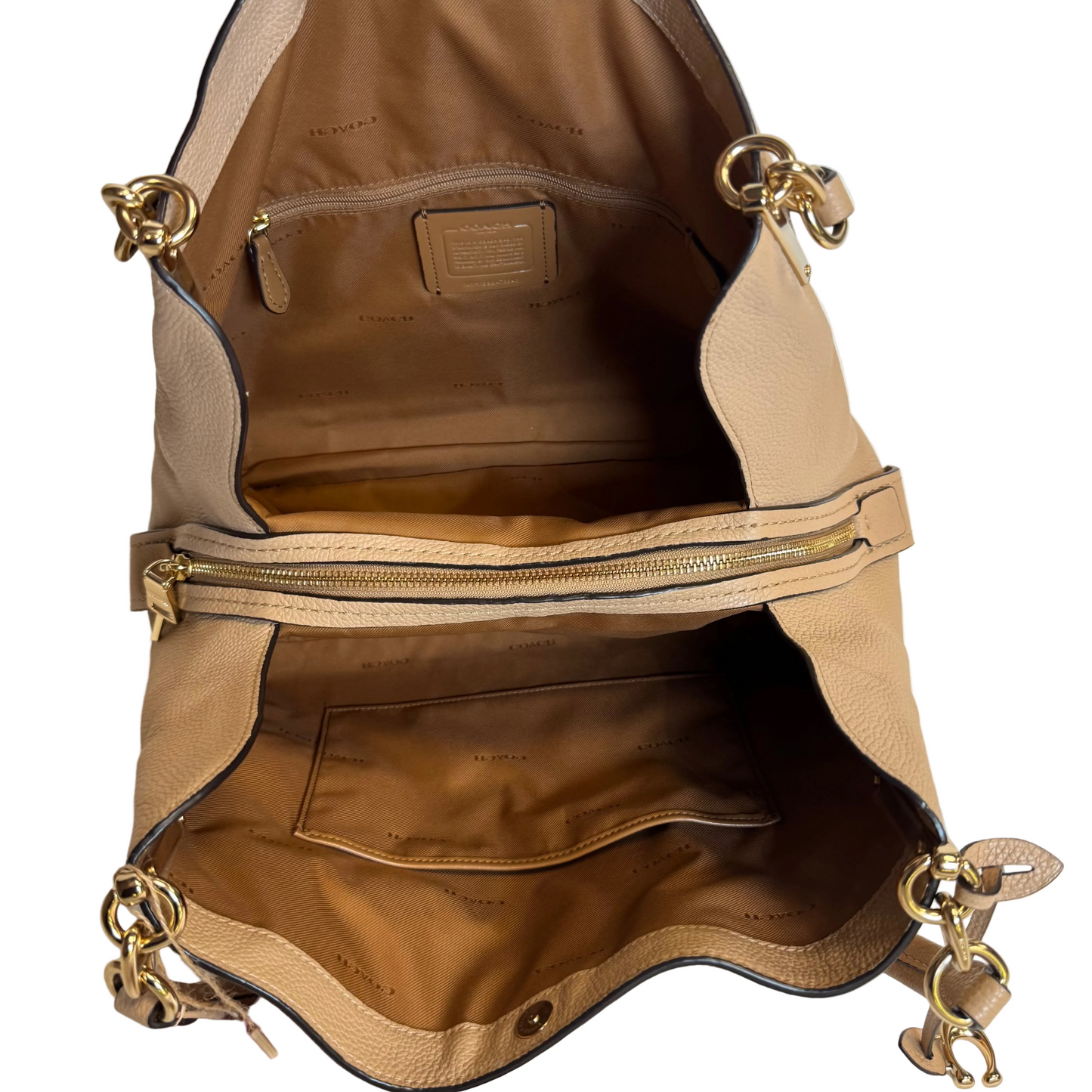 Dalton 31 camel shoulder bag Hobo