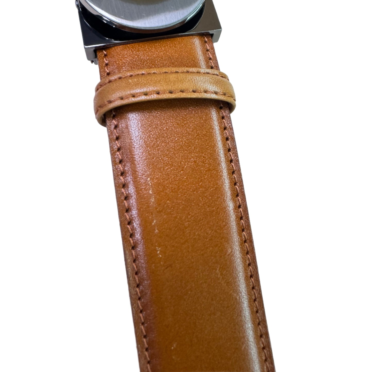 Gancini belt marrón (no reversible) Talla 34