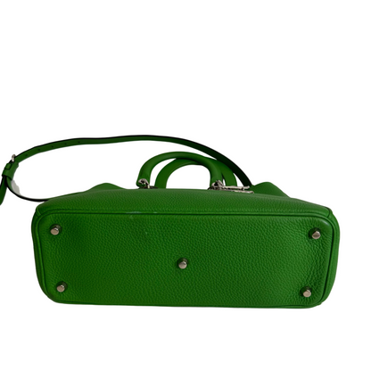 Diorissimo Green pebbled leather Medium