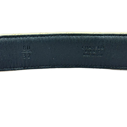 Belt neutral lambskin CC with pearls (no reversible) Talla 80