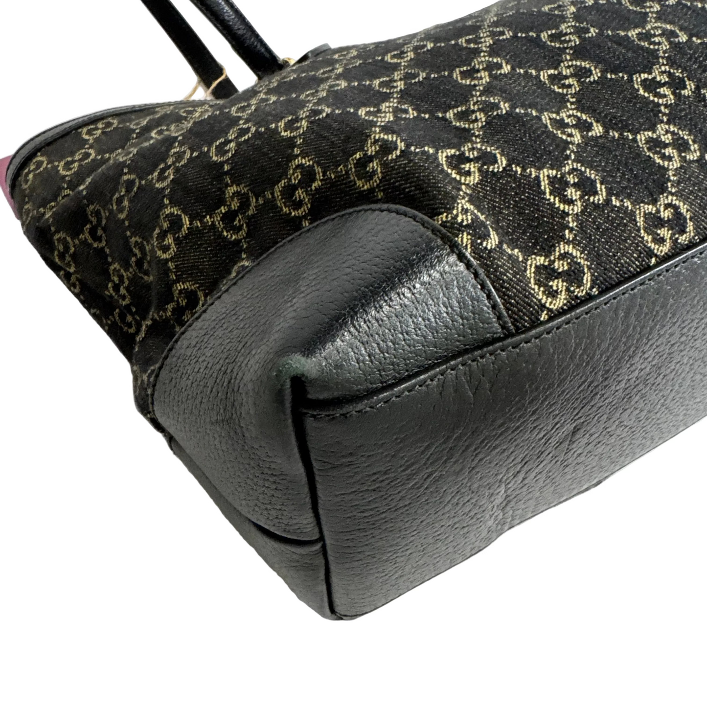 GG Ophidia Tote bag denim black