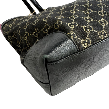 GG Ophidia Tote bag denim black