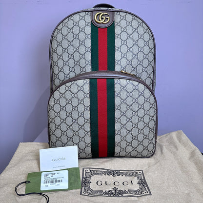 Gucci Ophidia Backpack Supreme Canvas