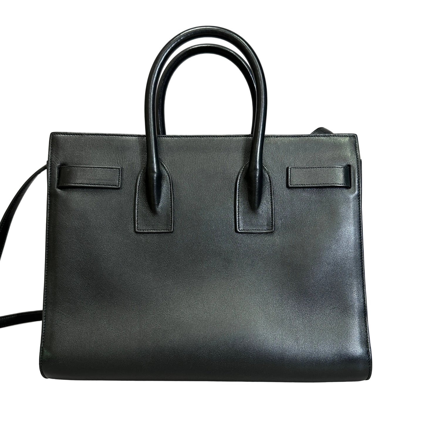 Saint Laurent Sac de jour black leather with crossbody strap