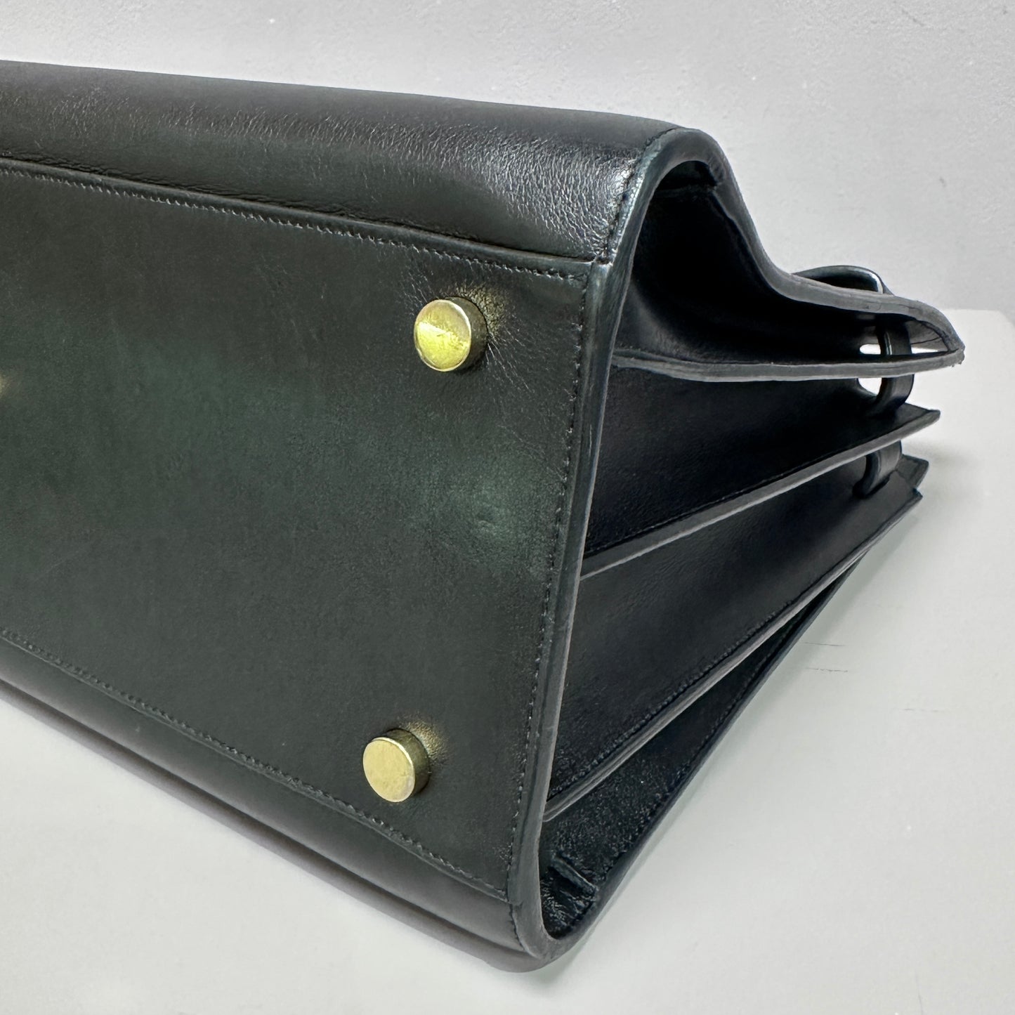 Saint Laurent Sac de jour black leather with crossbody strap