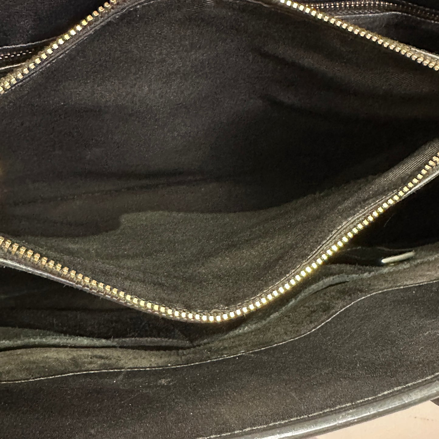 Saint Laurent Sac de jour black leather with crossbody strap