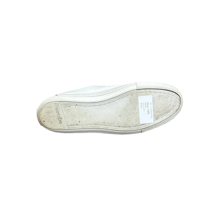 Miu Miu white sneakers wih gold glitter 38
