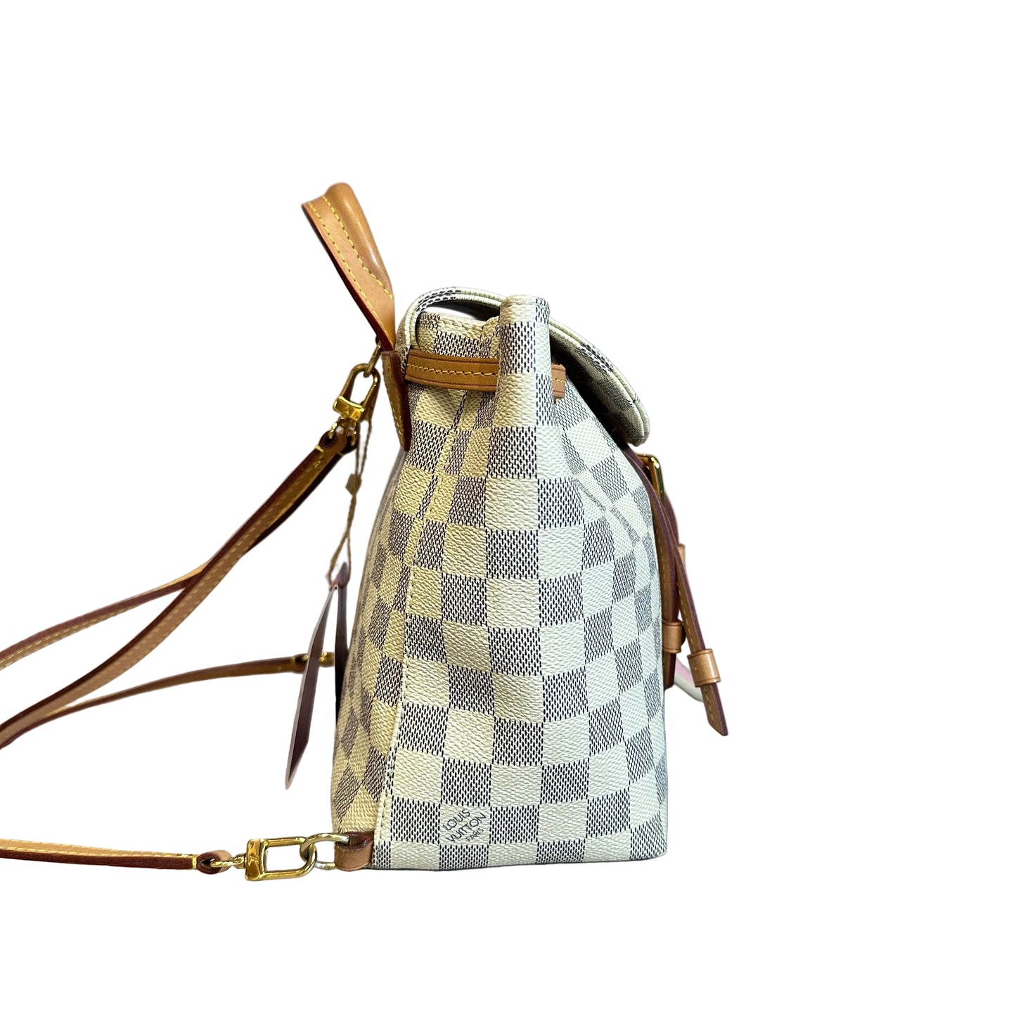 Louis Vuitton Sperone BB backpack Damier Azur + Key Charm