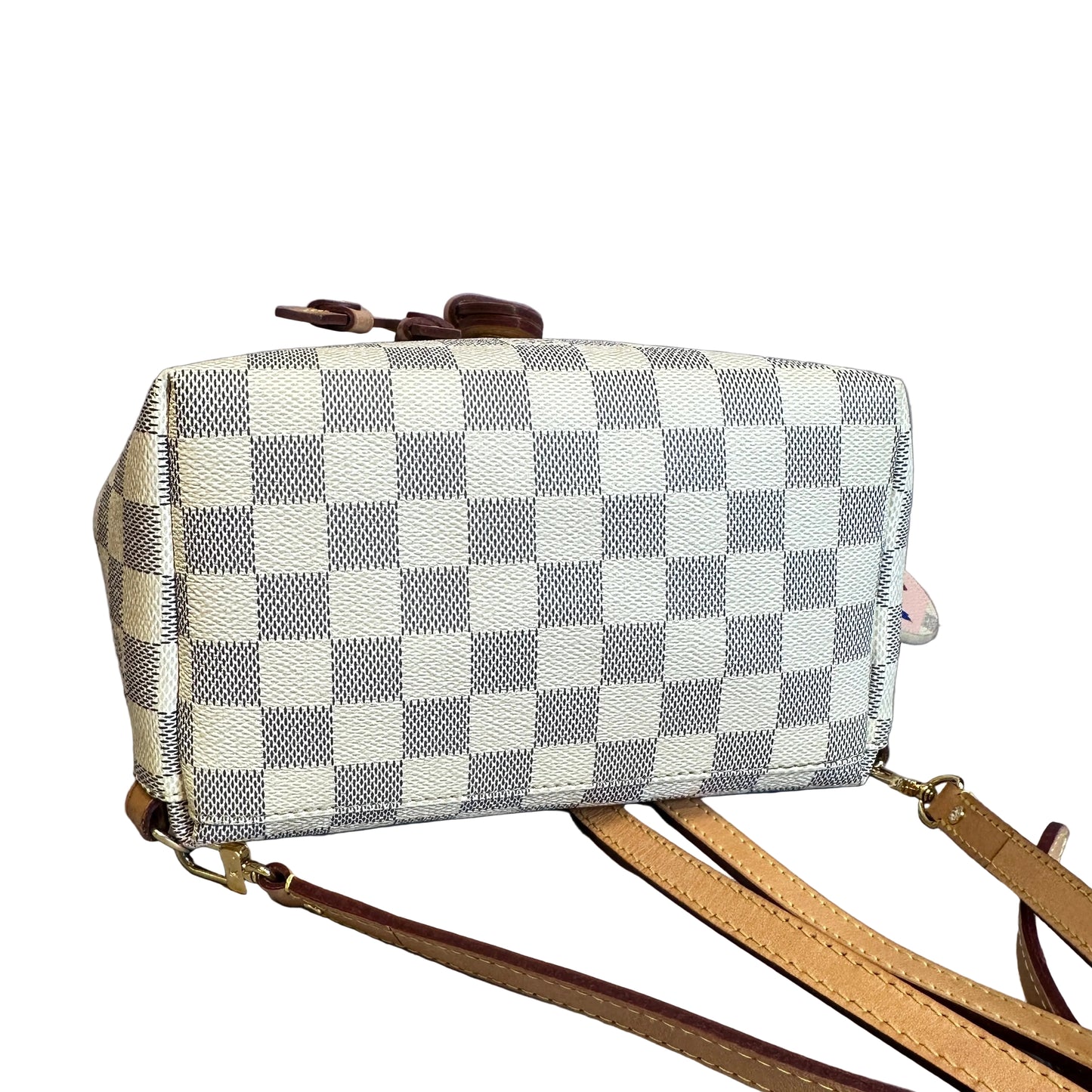 Louis Vuitton Sperone BB backpack Damier Azur + Key Charm
