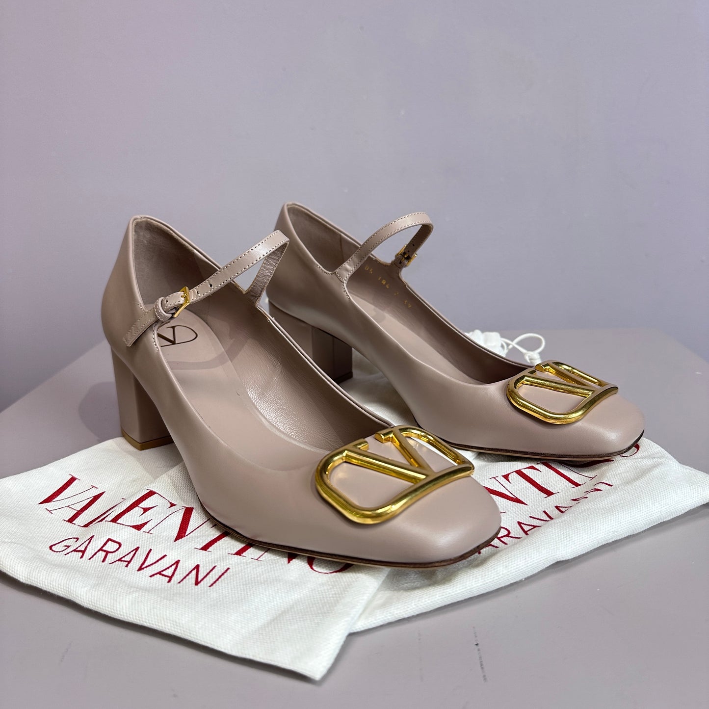 Valentino Vlogo 60 Mary Jane dusty pink talla 39