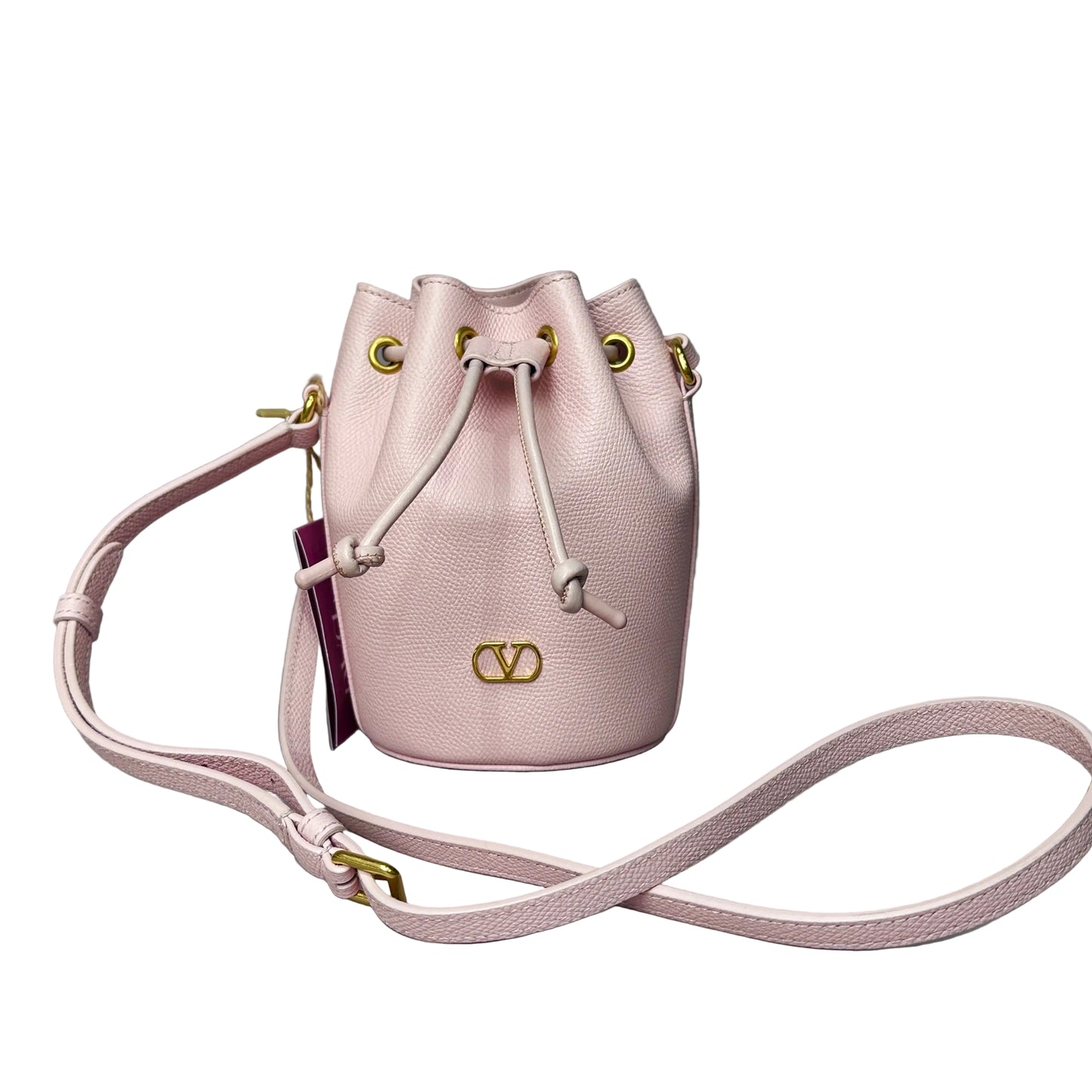 Valentino Garavani soft Pink Mini bucket VLogo