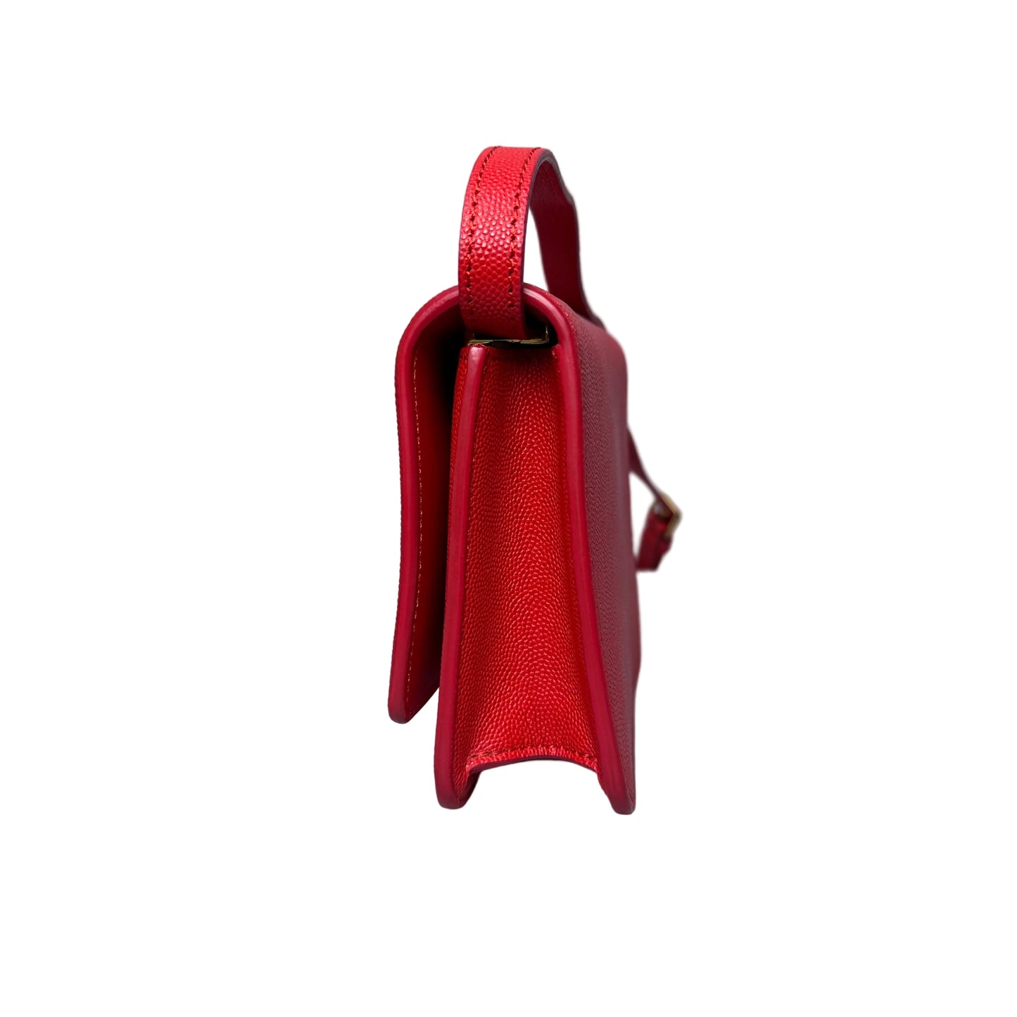 Burberry Grainy Small TB Bag in Red